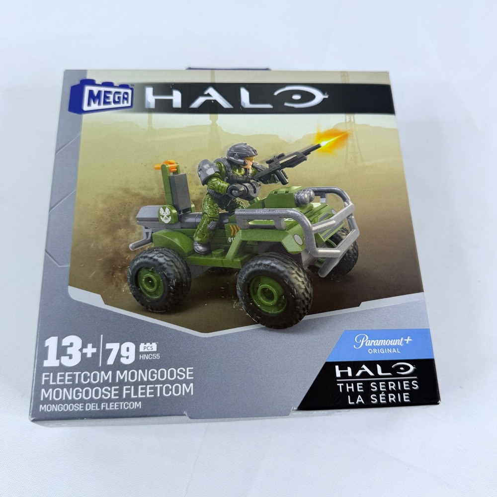 Mega Halo Fleetcom Mongoose Building Set HNC55 79 Pcs UNSC Marine Figure NEW